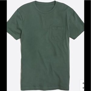 j crew slim washed pocket tee